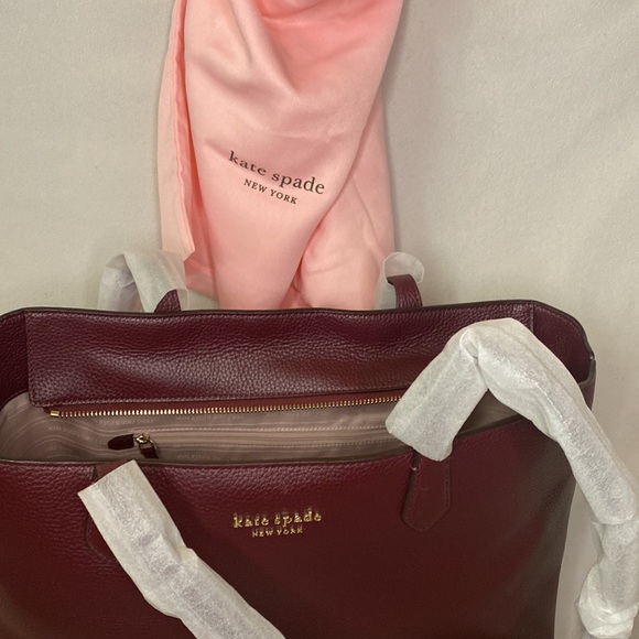 NWT Kate Spade Veronica pebbled leather large tote w/dust bag - Picture 9 of 9